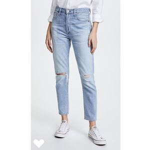 Citizens of Humanity Liya High Rise Crop Denim